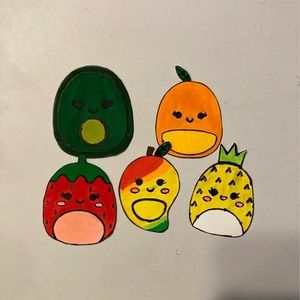 tropical squishmallow sticker pack